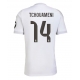 Maillot de foot Real Madrid Aurelien Tchouameni #14 Domicile vêtements 2025-26 Manches Courtes Maillot de foot Real Madrid Aurelien Tchouameni #14 Domicile vêtements 2025-26 Manches Courtes